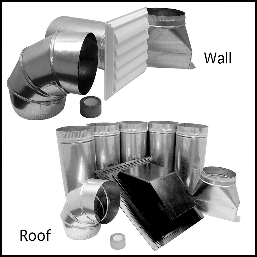 Kitchen Duct Kits Wall and Roof