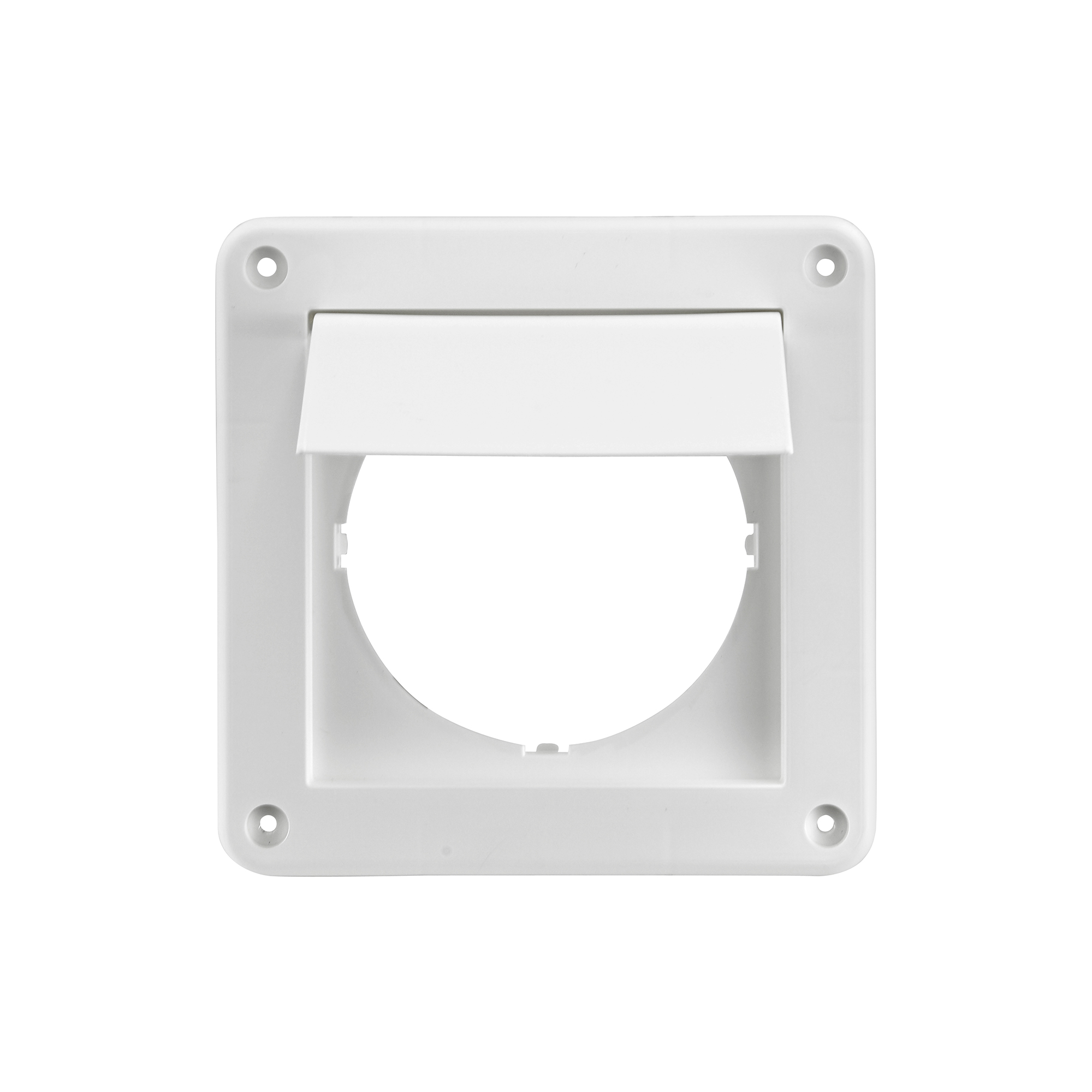Dryer Vent - 4 inch Wall Exhaust Single Flap Vent #1422W-R