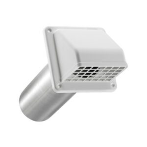 Wall Exhaust Hood Dryer Vent - 11 inch Pipe - Front Under