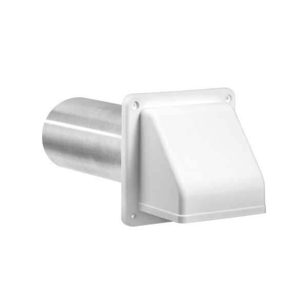 Wall Exhaust Hood Dryer Vent - 11 inch Pipe - Front