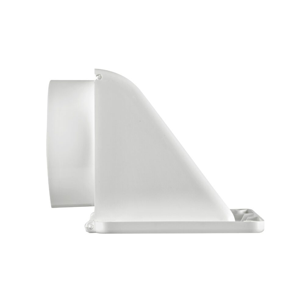 Dryer Vent 4 inch Exhaust Recessed Soffit Vent Damper 144W