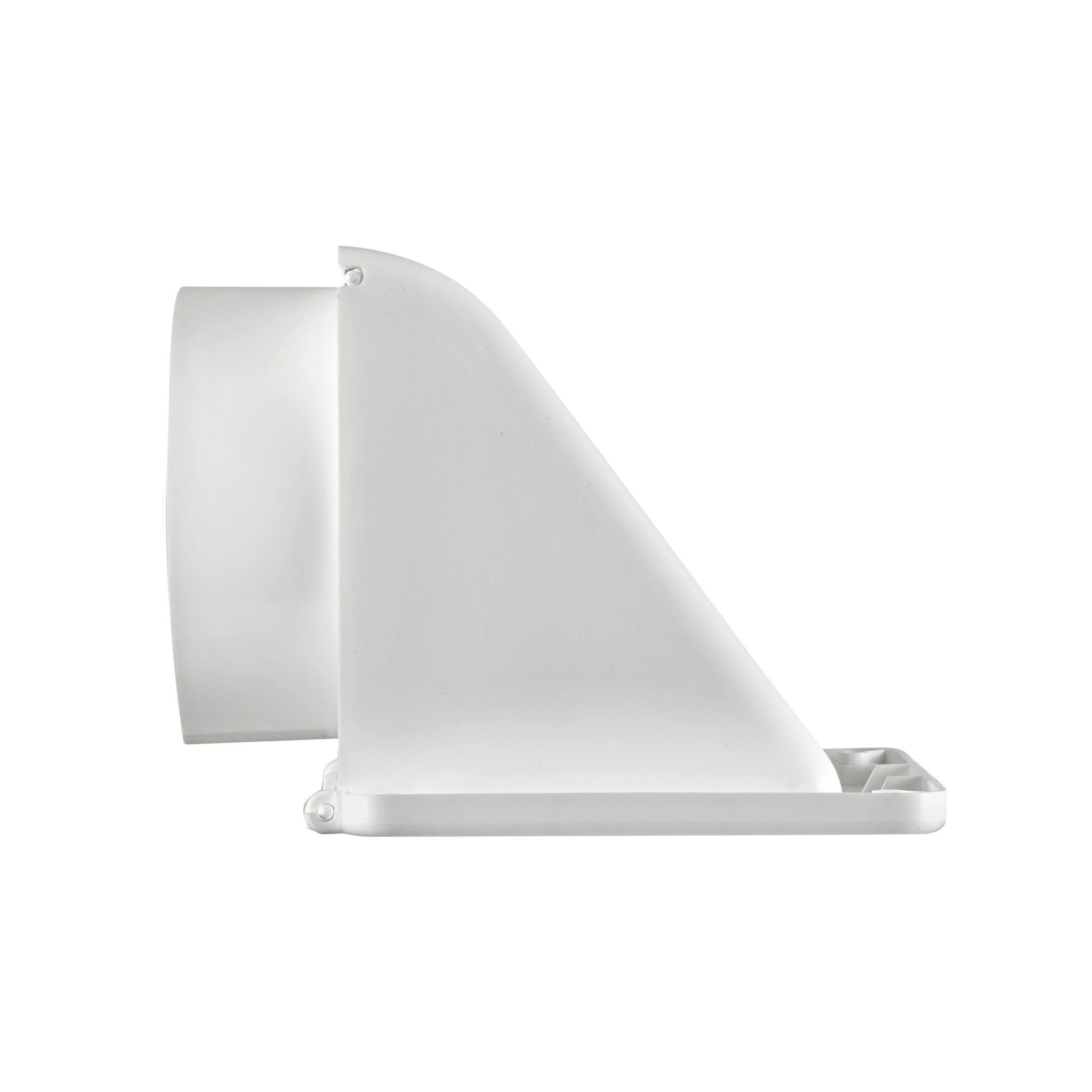 Dryer Vent 4 inch Exhaust Recessed Soffit Vent Damper 144W