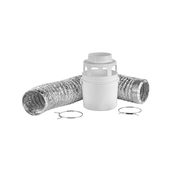 Indoor Electric Clothes Dryer Lint Trap Kit - Components