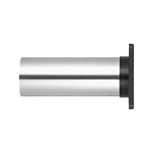 Black Plastic Wall Exhaust Louvered Dryer Vent - 11 inch Pipe - Side