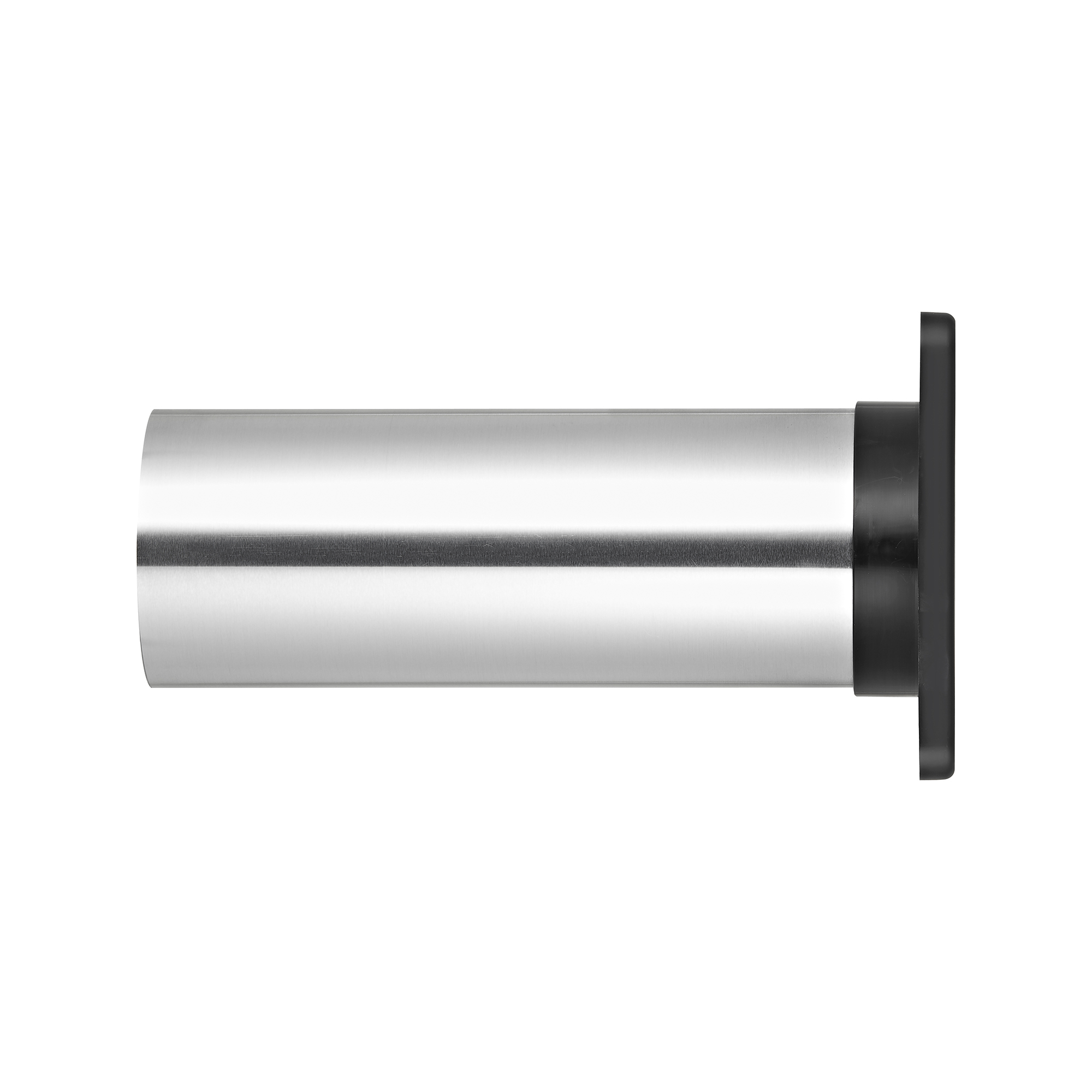 267BL-B-3 Black Plastic Wall Exhaust Louvered Dryer Vent - 11 inch Pipe - Side