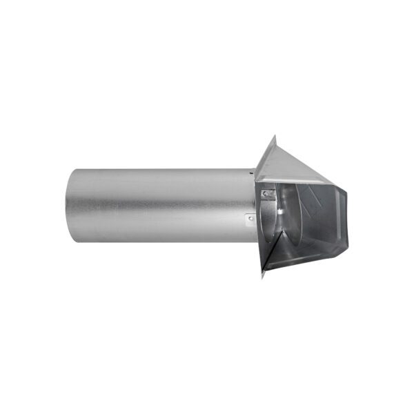 Galvanized Steel Exhaust Wall Hood Vent – 11 inch Pipe – Mouth Open