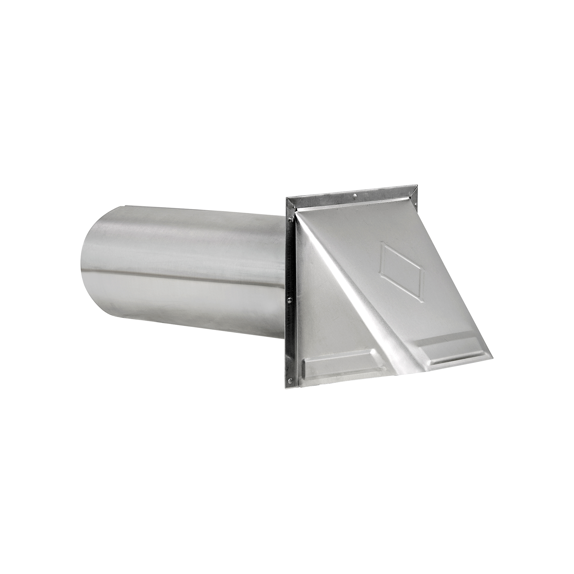 Aluminum Wall Exhaust Hood Dryer Vent - Damper - 11 inch Pipe - Front