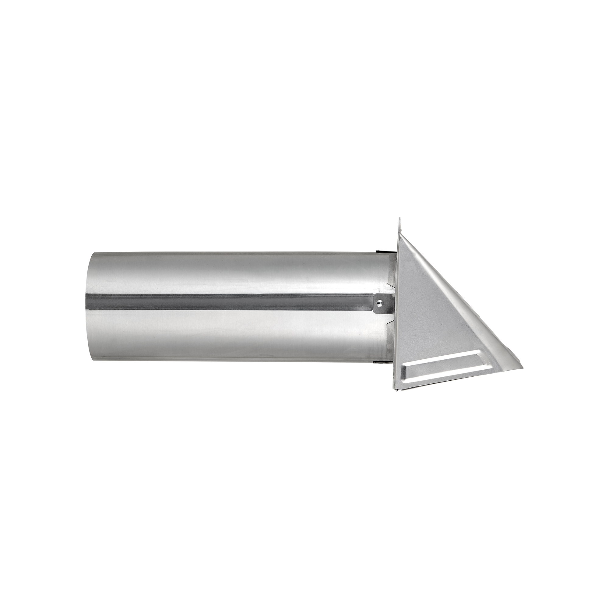 Aluminum Wall Exhaust Hood Dryer Vent - Damper - Screen - 11 inch Pipe - Side