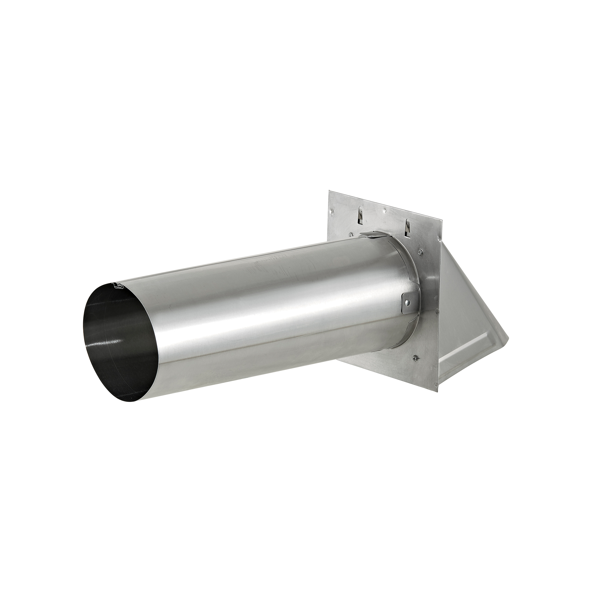 3440S-4 Aluminum Wall Exhaust Hood Dryer Vent - Damper - 11 inch Pipe - Back