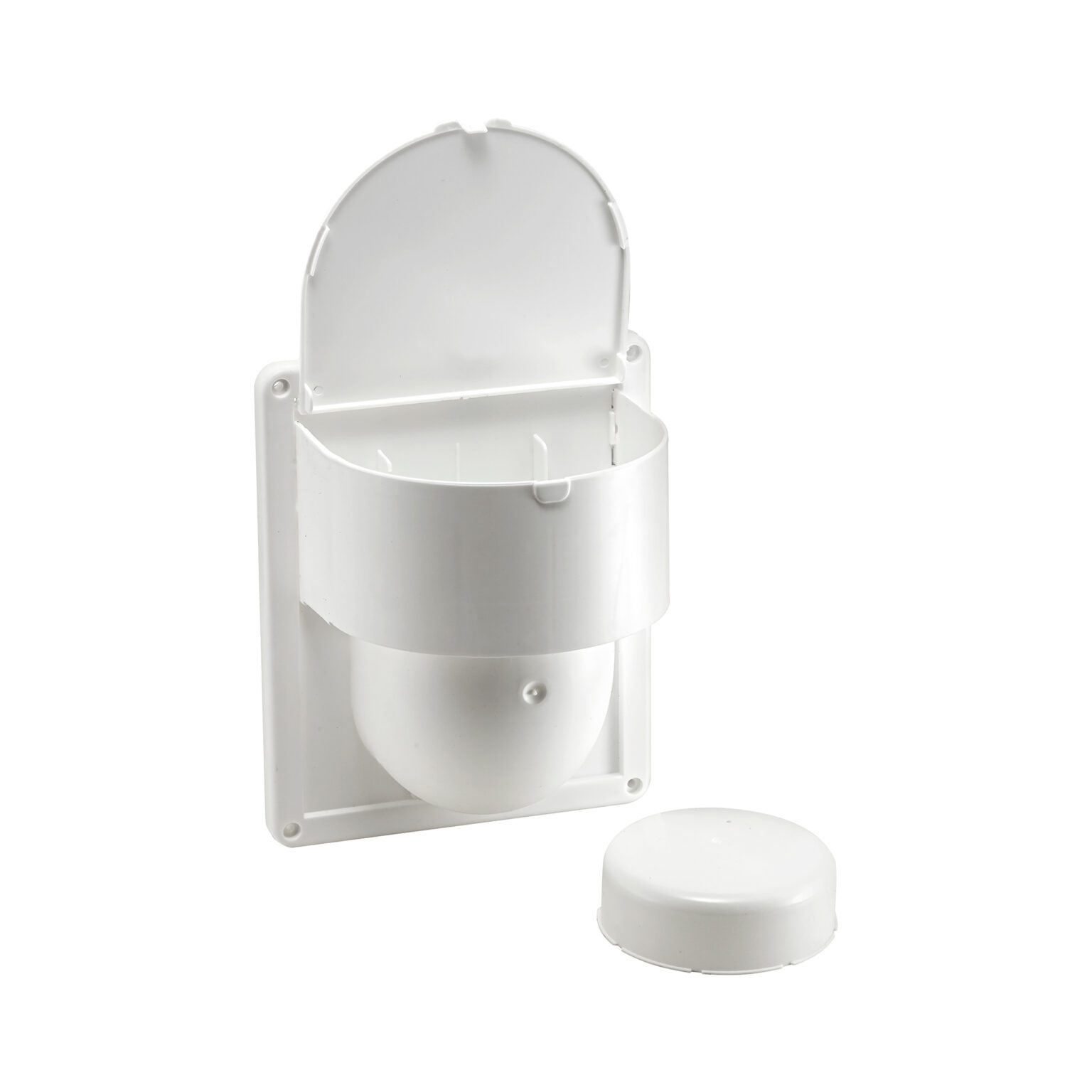 Dryer Vent 4 inch Wall Exhaust Vent Floating Damper 289W