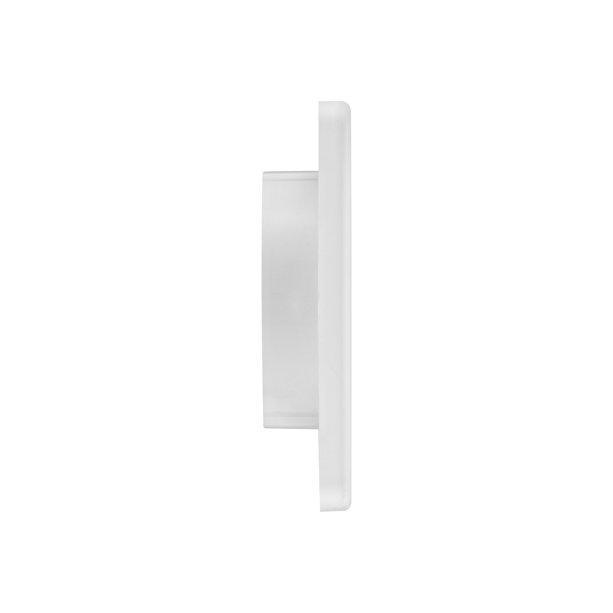 White Plastic Fresh Air Intake Vent (Mini Louver) - Side