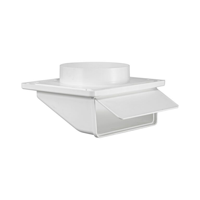 6 inch Exhaust Soffit Bath Fan Vent - Damper - Item #146