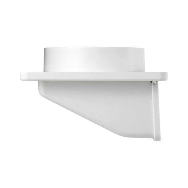 6 inch Exhaust Soffit Bath Fan Vent - Side