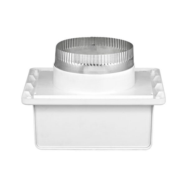 6 inch Exhaust Soffit Bath Fan Vent - 3 inch Pipe - Front