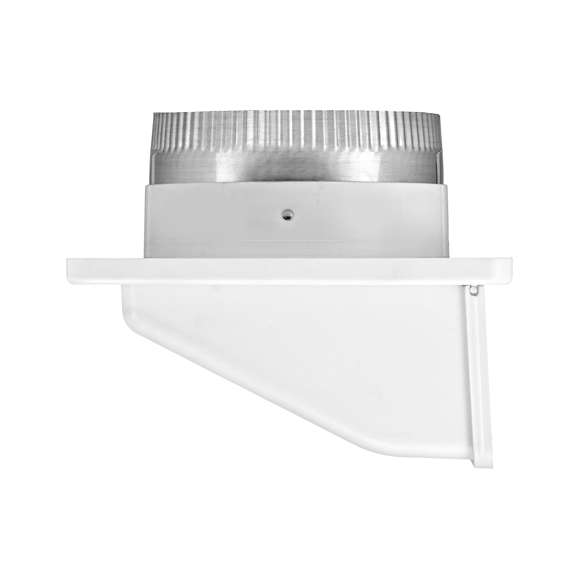 146WTP-4 6 inch Exhaust Soffit Bath Fan Vent - 3 inch Pipe - Side