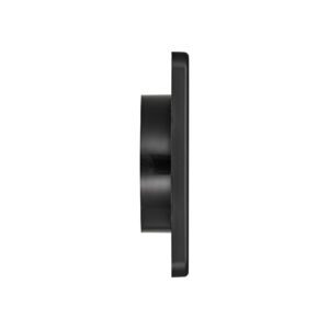 Black Plastic Fresh Air Intake Vent (Mini Louver) - Removable Screen - Side