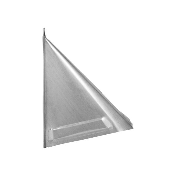 Aluminum Wall Exhaust Hood Bath Fan Vent - Damper - Bug Screen - Flush Mount - Side