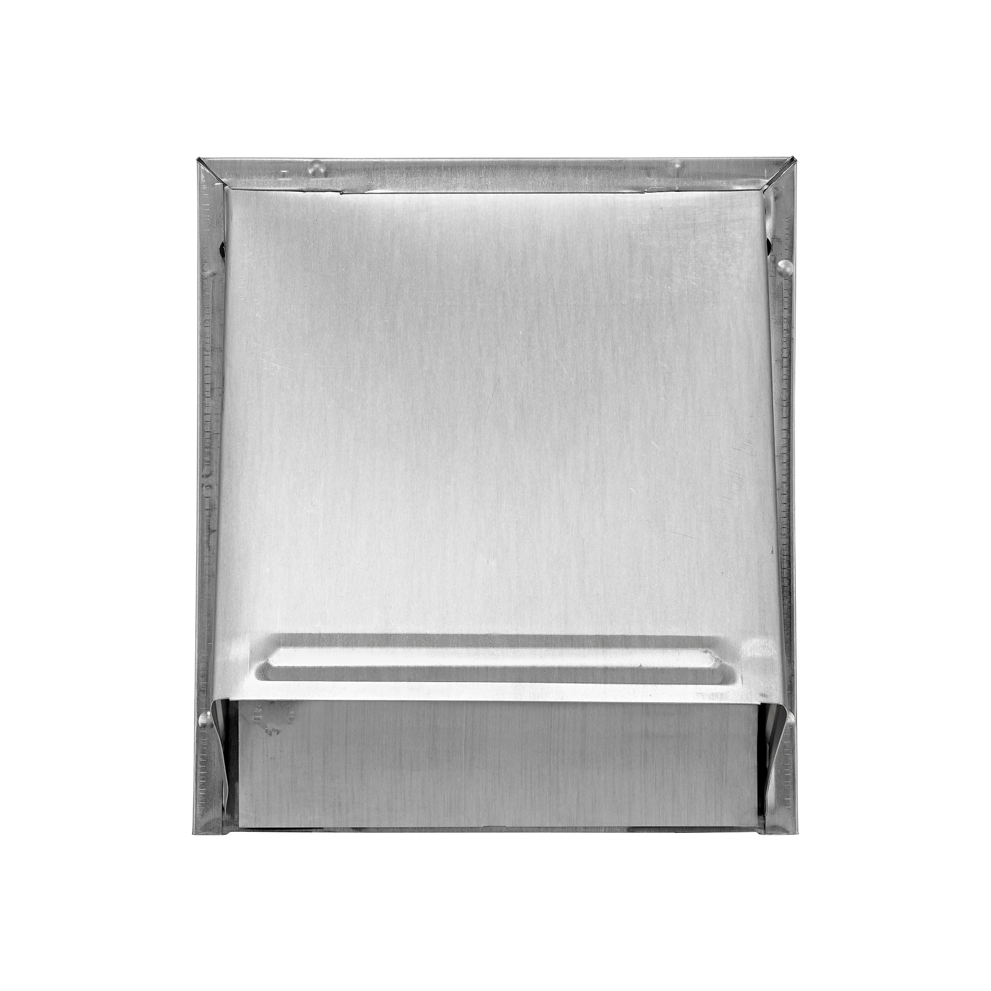 Aluminum Wall Exhaust Hood Bath Fan Vent - Damper - Front Closed