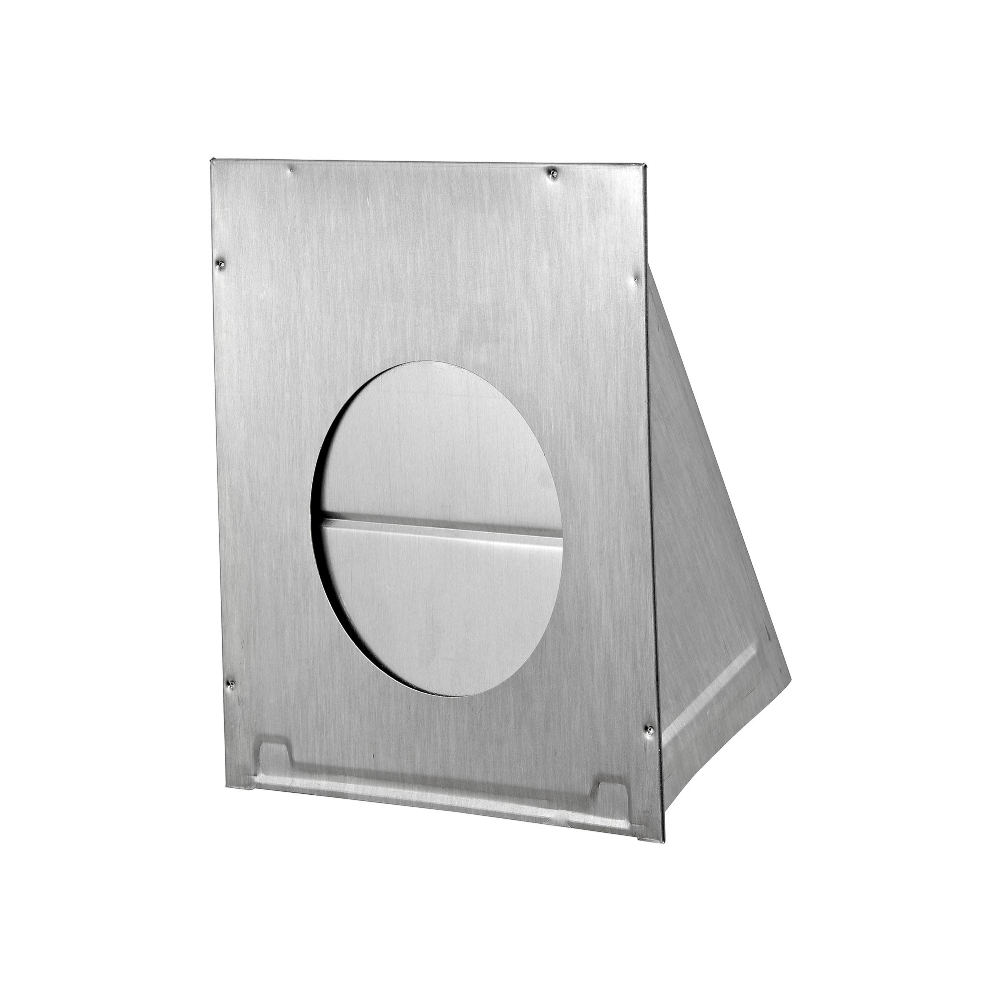 Aluminum Wall Exhaust Hood Bath Fan Vent - Damper - Back