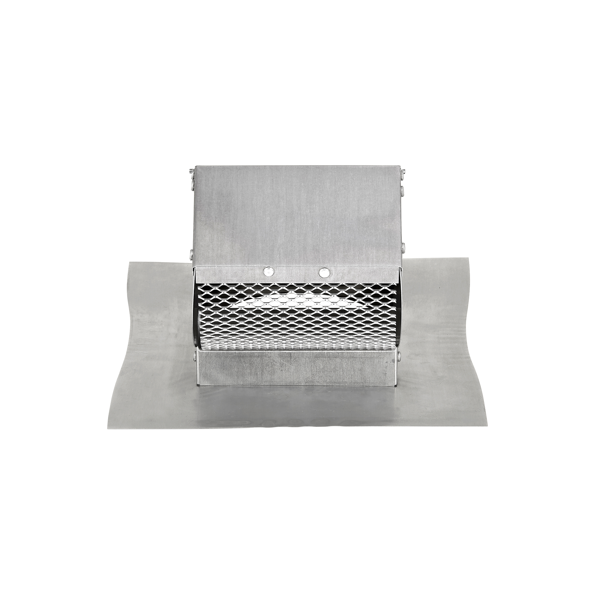 109NC-04 4 inch Aluminum Roof Exhaust Vent - Damper - Screen - No Collar - Open