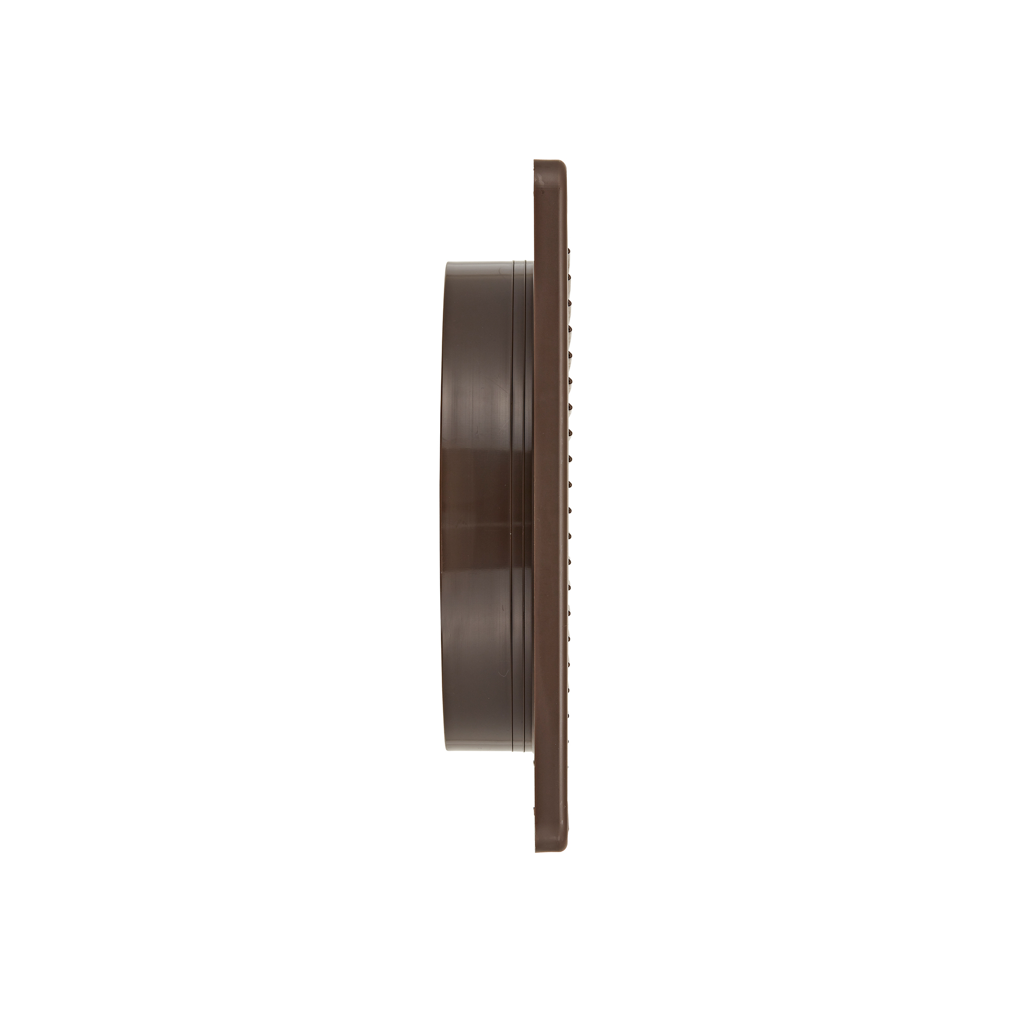 608B-ML-03 Brown Plastic Fresh Air Intake Vent (Mini Louver) - Removable Screen - Side