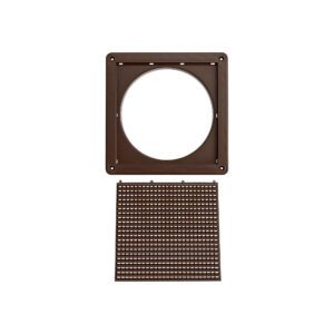 Intake Vent - 8 inch Brown Plastic Fresh Air Vent #608BL-ML