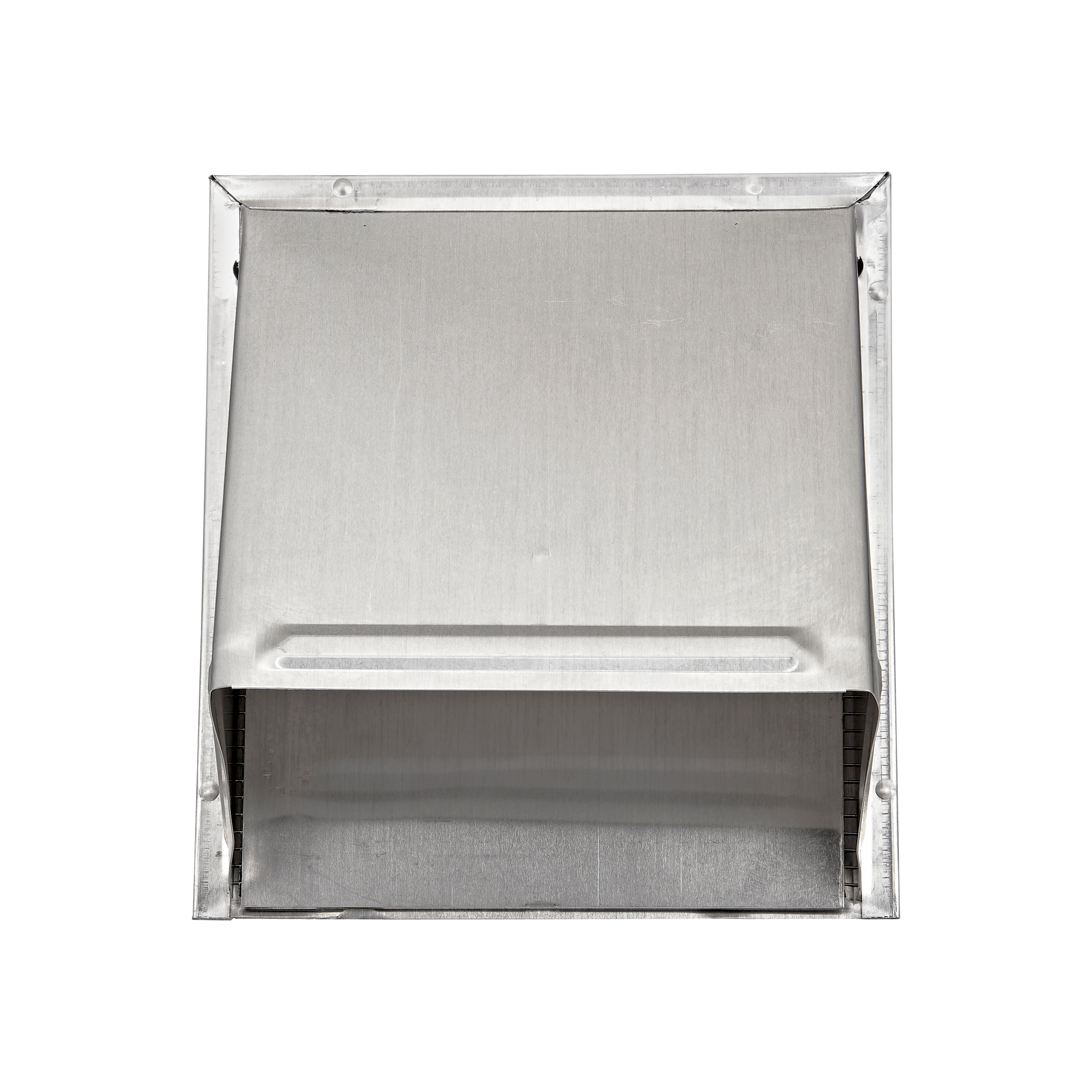 3460MS-05 Aluminum Wall Exhaust Hood Bath Fan Vent - Damper - Wire Mesh Screen - 3 inch Pipe - Front Closed