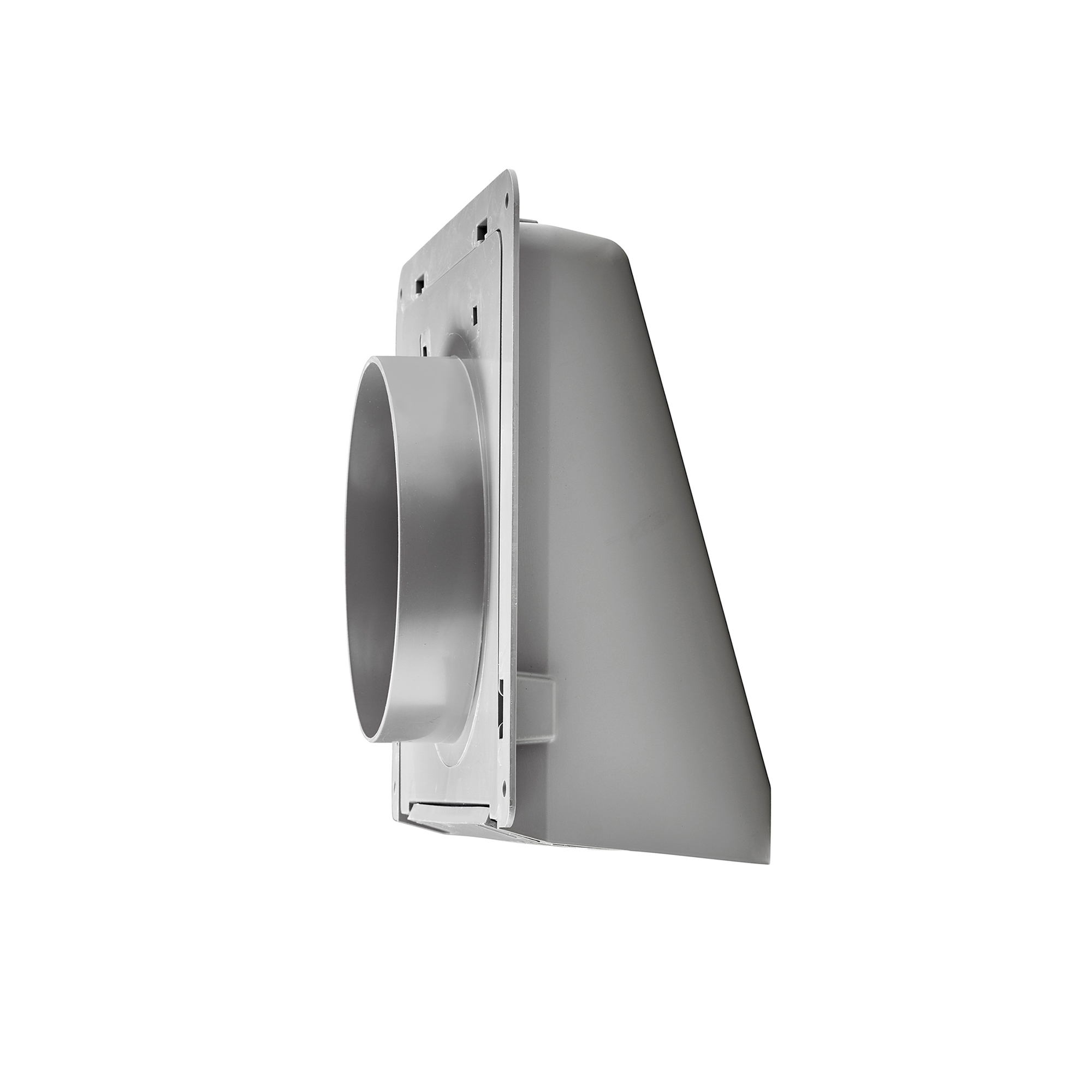 Bath Fan Vent - 6 inch Wall Exhaust Hood Vent - Damper #3510G