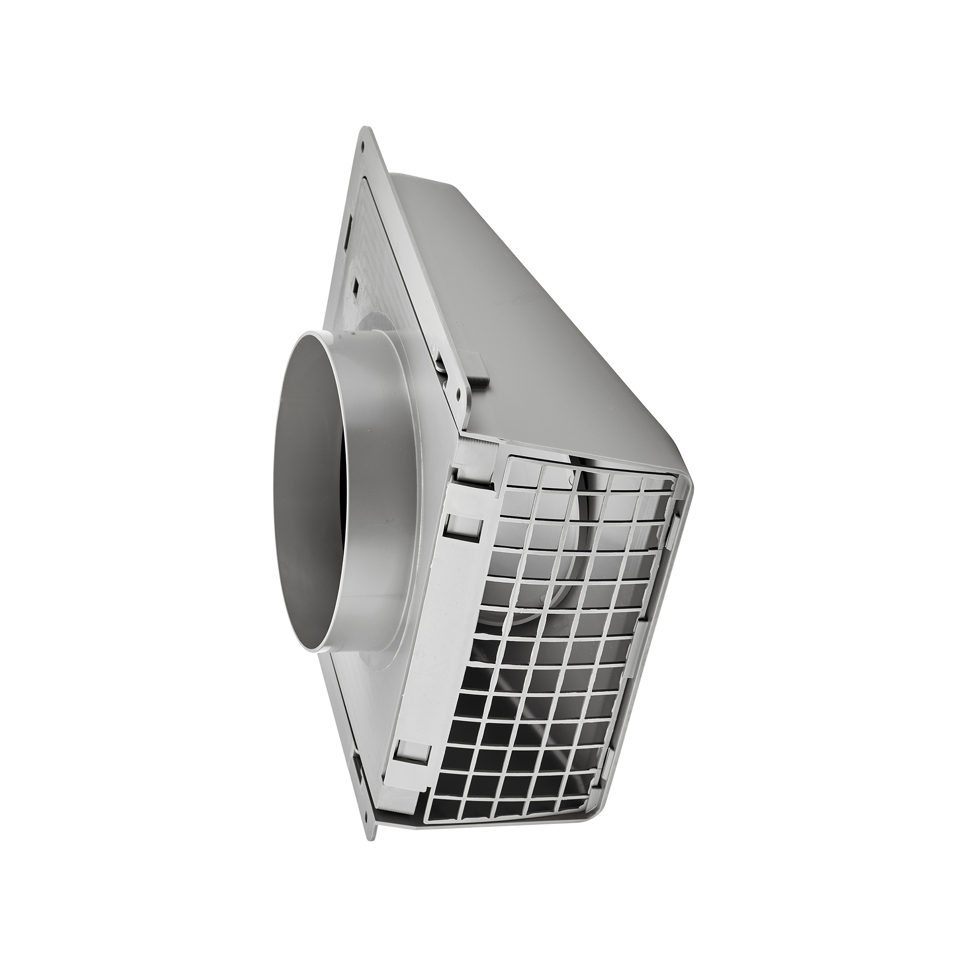Bath Fan Vent - 6 inch Wall Exhaust Hood Vent - Damper #3510G