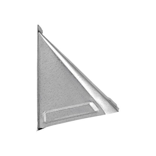 Galvanized Steel Wall Exhaust Bath Fan Vent Hood - Damper - 1/4 inch Wire Mesh Screen - Flush Mount - Side