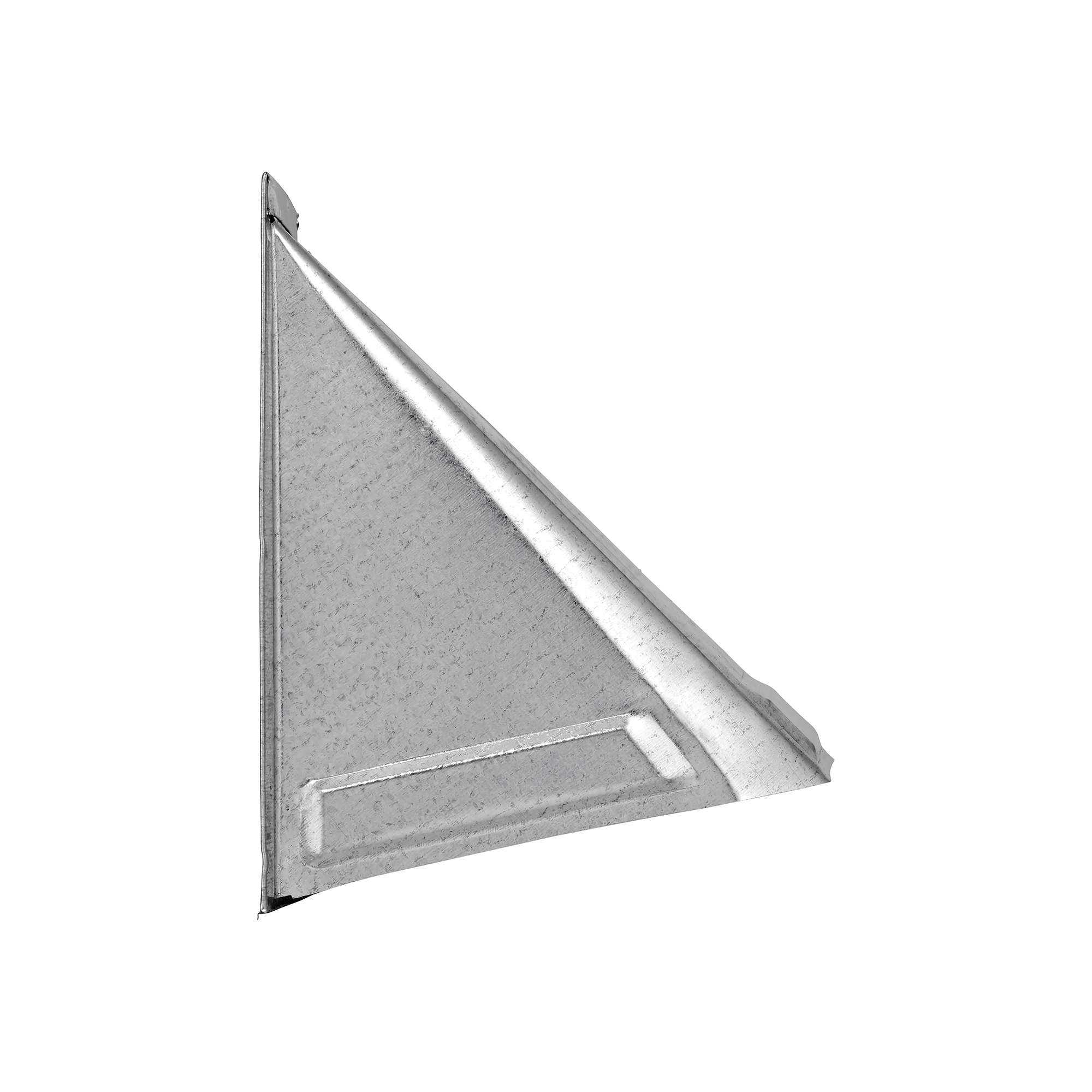 34400GMSNT-004 Galvanized Steel Wall Exhaust Bath Fan Vent Hood - Damper - 1/4 inch Wire Mesh Screen - Flush Mount - Side