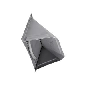 Paint Grade Steel Wall Exhaust Bath Fan Vent Hood - Damper - 1/4 inch Wire Mesh Screen - Flush Mount - Closed