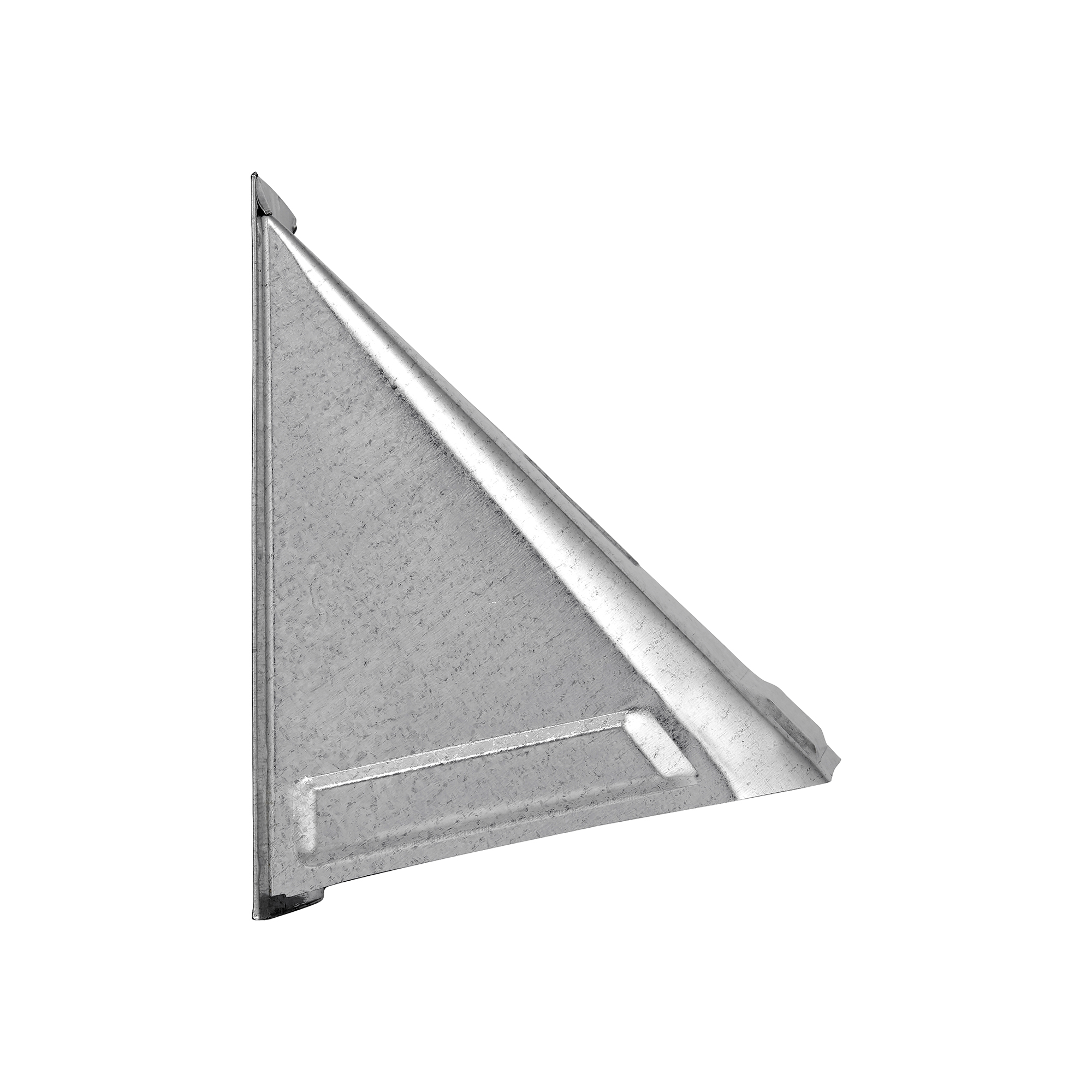 Galvanized Steel Wall Fresh Air Intake Vent (No Damper) Wire Mesh Screen - Side