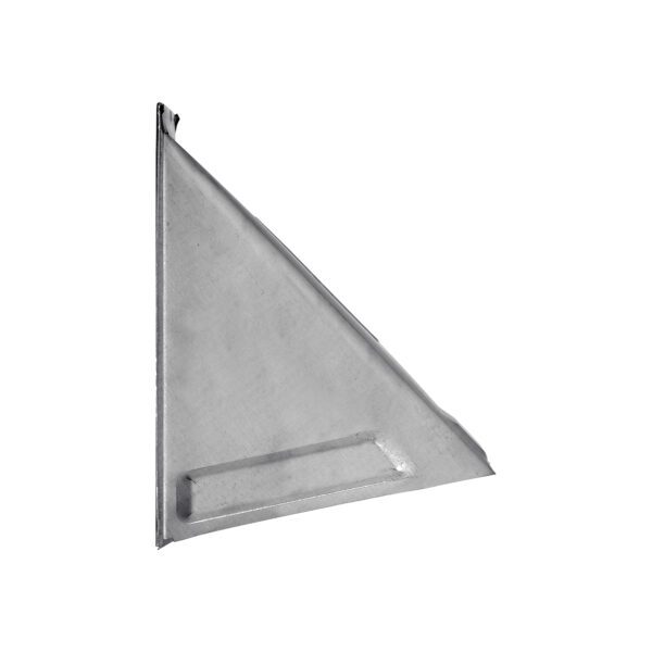 Paint Grade Steel Fresh Air Intake Vent (No Damper) Wire Mesh Screen - Flush Mount - Side
