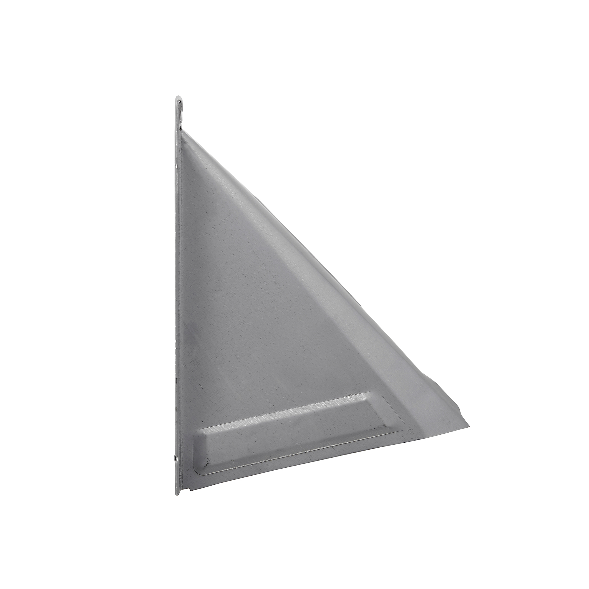 34400GNDSNT-PG-03 Paint Grade Galvanized Steel Wall Exhaust Hood Bath Fan Vent - Damper - Screen - Flush Mount - Side