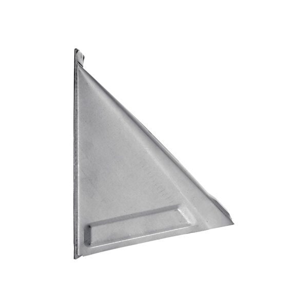 Paint Grade Steel Wall Exhaust Dryer Vent Hood - Damper - Flush Mount - Side