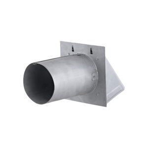 Bath Fan Vent - 4 inch Steel Wall Exhaust Vent #34400GMS-6-PG
