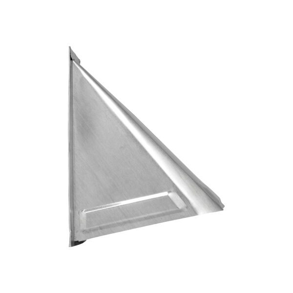 Aluminum Wall Exhaust Bath Fan Vent Hood - Damper - 1/4 inch Wire Mesh Screen - Flush Mount - Side