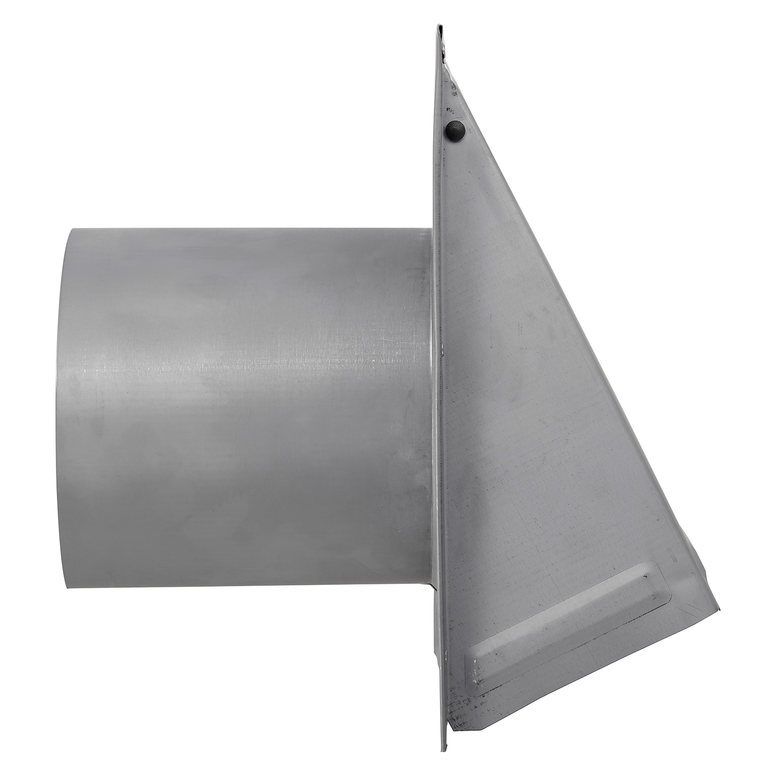 3460G-6-PG-05 Paint Grade Steel Wall Exhaust Hood Vent - Damper - 6 inch Pipe - Side