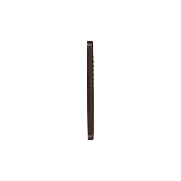 Brown Plastic Fresh Air Intake Vent (Mini Louver) - Removable Screen - Flush Mount - Side