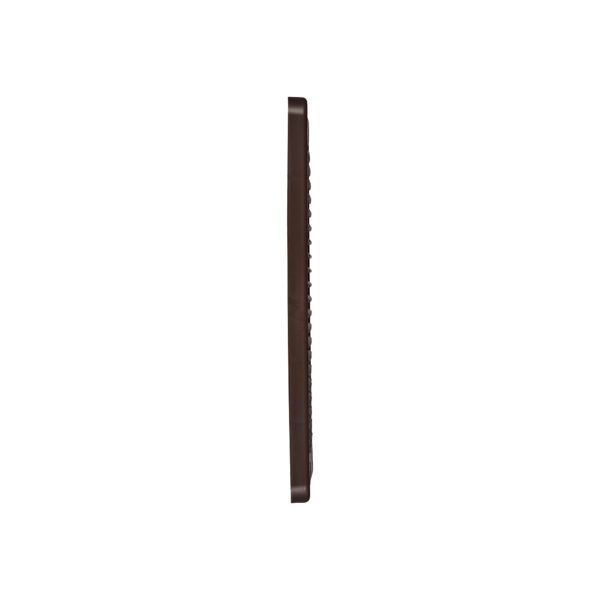 Brown Plastic Fresh Air Intake Vent (Mini Louver) - Removable Screen - Flush Mount - Side