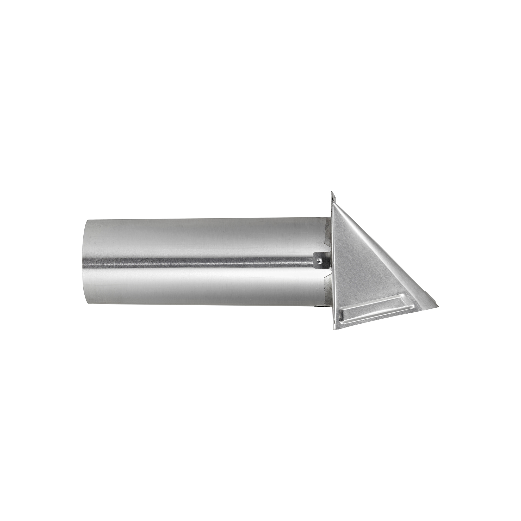 3440NDMS-04 Aluminum Wall Fresh Air Intake Vent - Wire Mesh Screen (No Damper) - 11 inch Pipe - Side