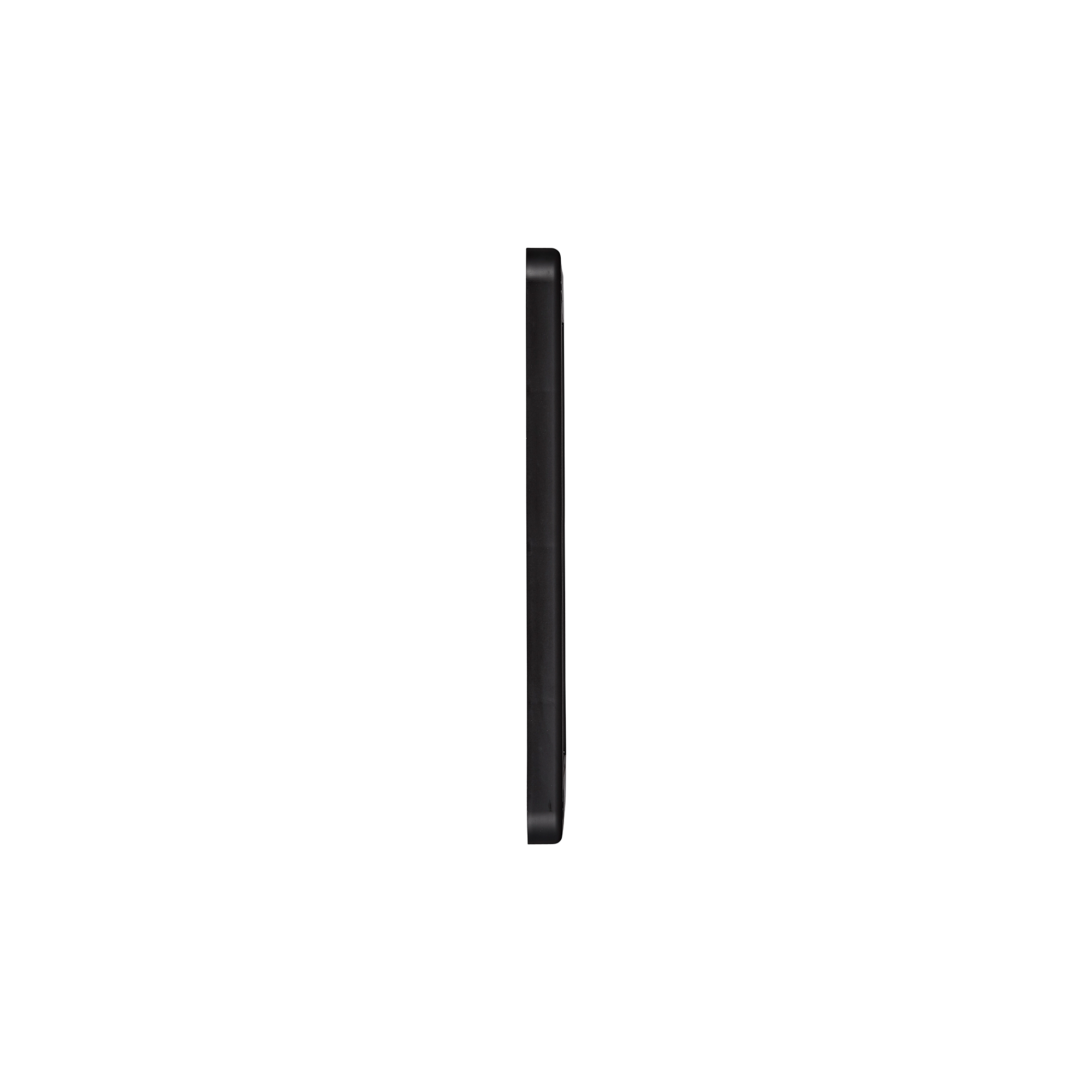 361BL-NC-03 Black Plastic Wall Exhaust Vent (Louvered) - Flush Mount - Side
