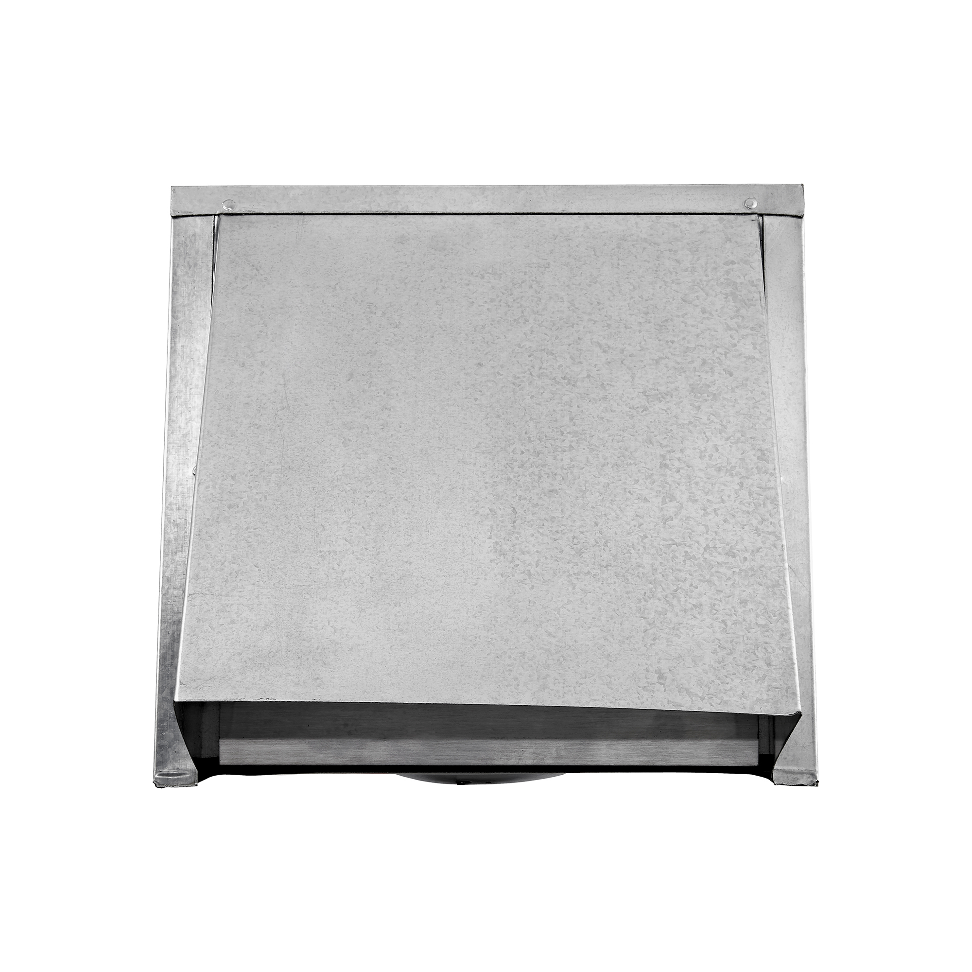 587G-04 Galvanized Steel Wall Exhaust Hood Exhaust Vent - Spring Damper - 3 inch Pipe - Front