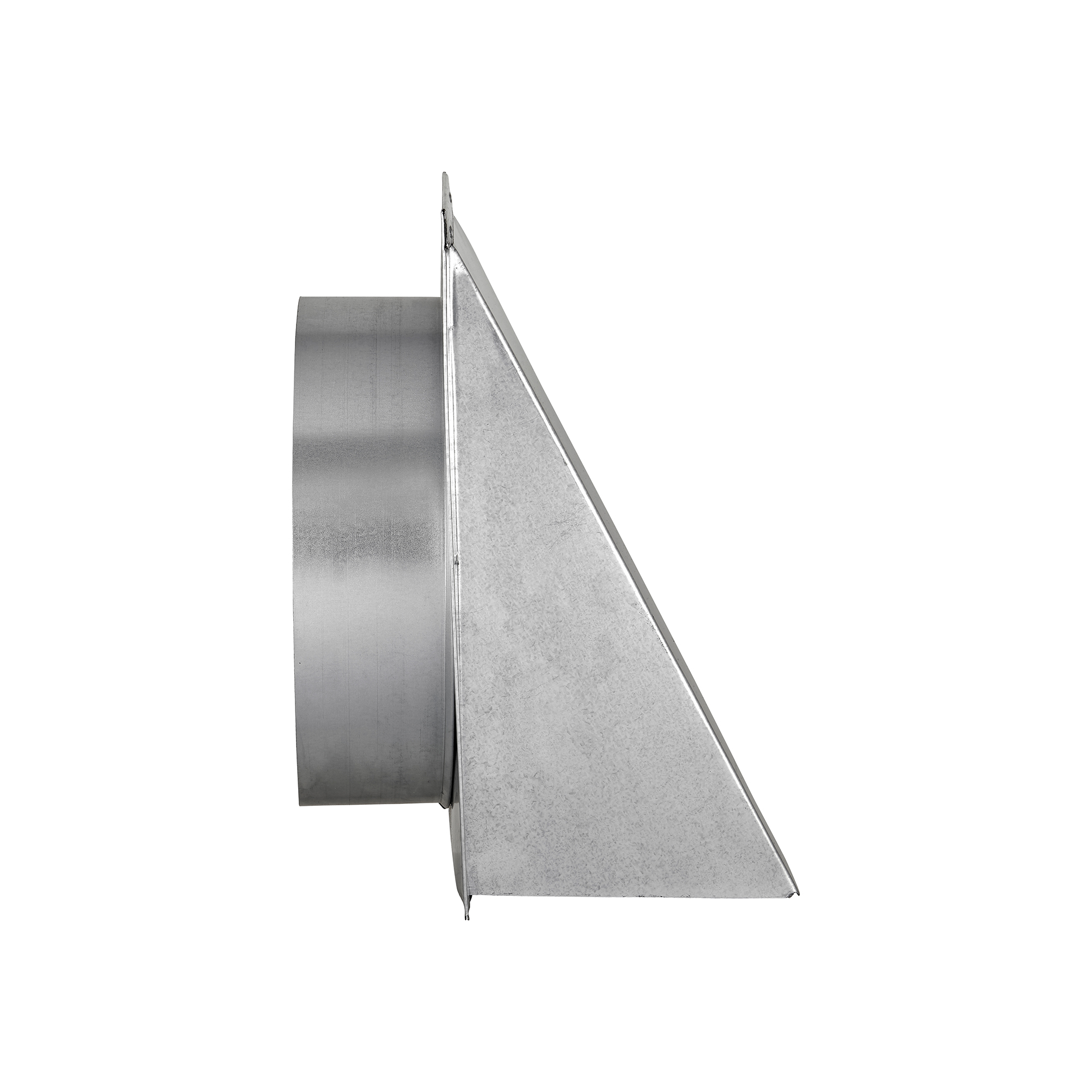 587G-05 Galvanized Steel Wall Exhaust Hood Exhaust Vent - Spring Damper - 3 inch Pipe - Side