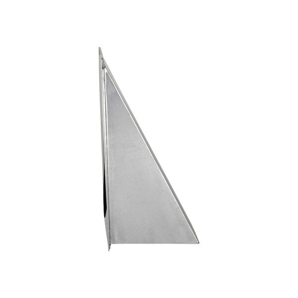 Galvanized Steel Wall Exhaust Hood Exhaust Vent - Spring Damper - Flush Mount - Side