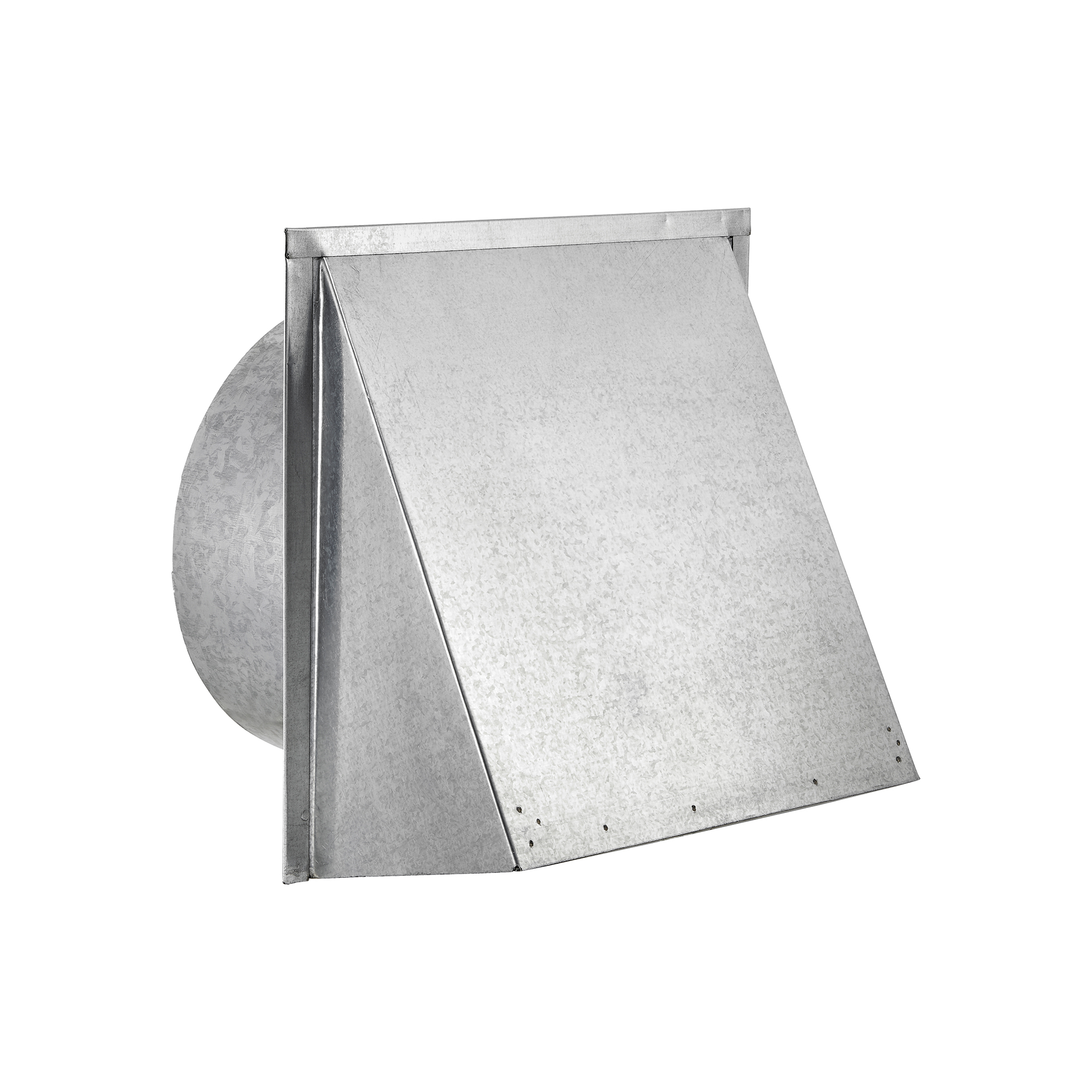 588GNDS-6-03 Galvanized Steel Fresh Air Intake Vent - Screen (No Damper) - 6 inch Pipe - Angled
