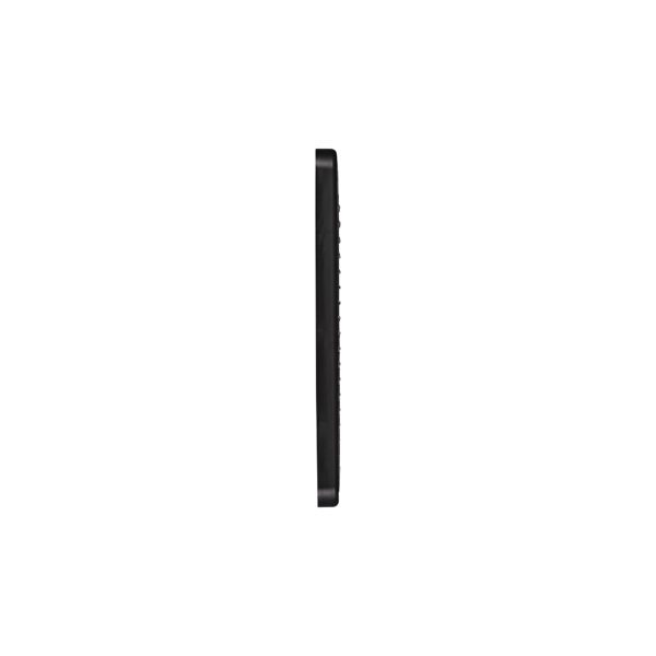 Black Plastic Fresh Air Intake Vent (Mini Louver) - Removable Screen - Flush Mount - Side