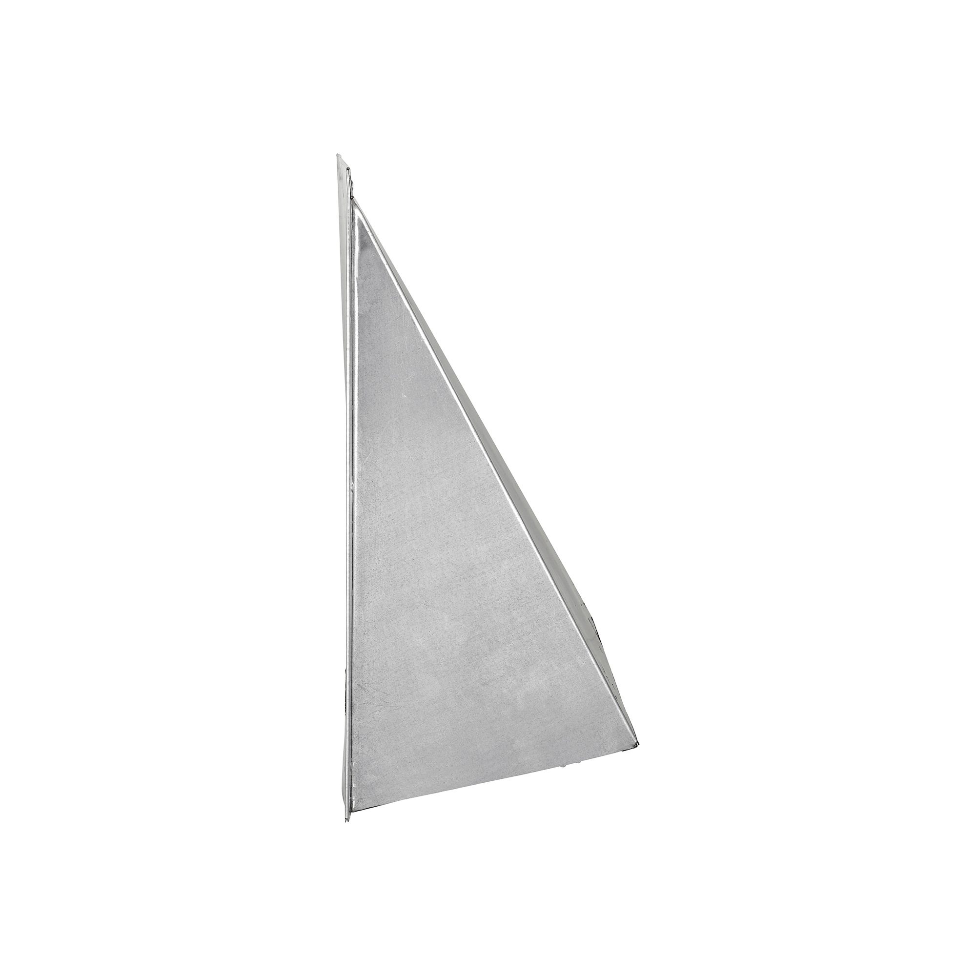 588GSNT-05 Galvanized Steel Wall Exhaust Hood Exhaust Vent - Spring Damper - Screen - Flush Mount - Side