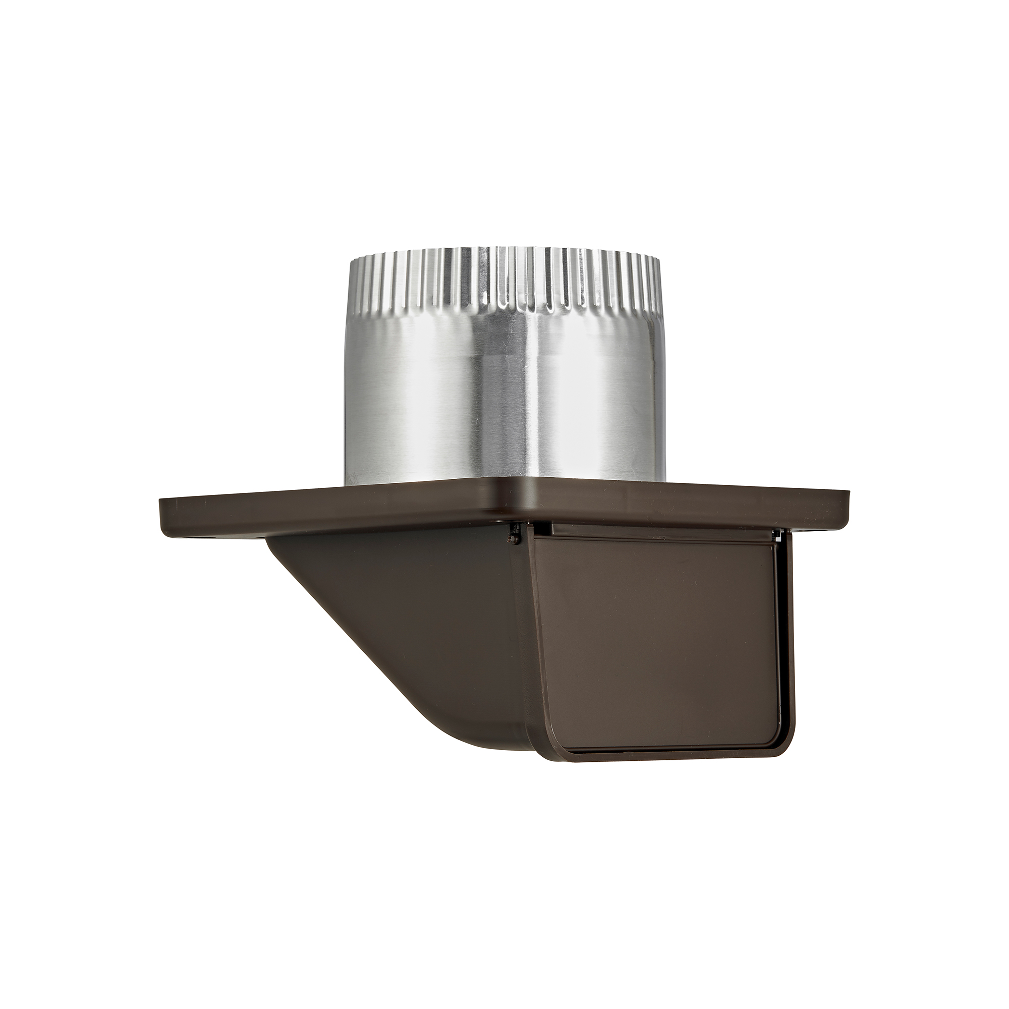 143BSTP-02 Black Plastic Soffit Continuous Run Bath Fan Exhaust Vent - Damper - Screen - 3 inch Pipe - Closed